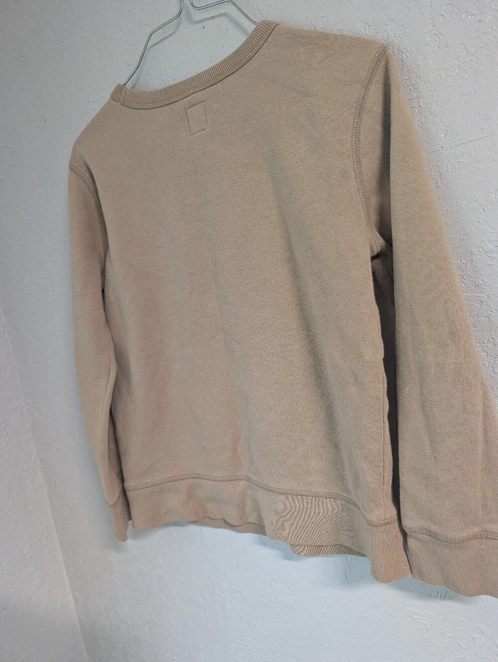GAP Kids Tan Crewneck Sweatshirt with Logo Tag L